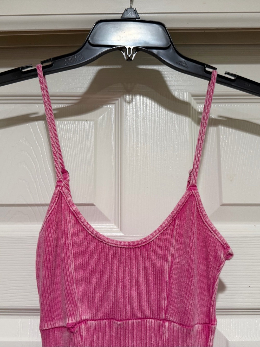 NWT Lulus Simply Pretty Washed Pink Ribbed Pleated Sleeveless Mini Dress XS - Picture 6 of 13